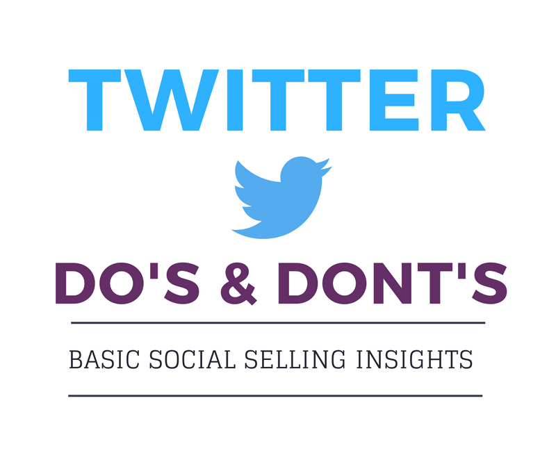 Twitter Do’s and Don’ts